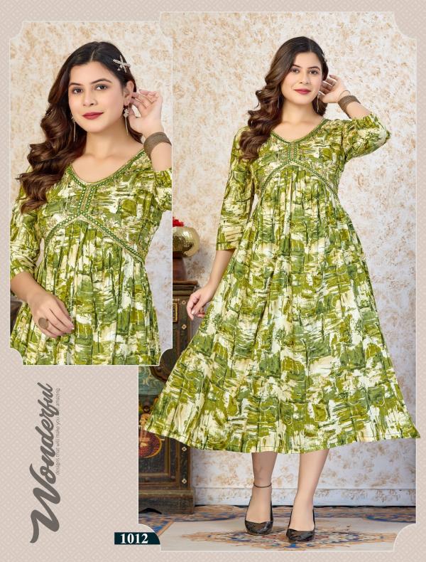 Trendy Be Bloom Rayon Printed Kurti Collection